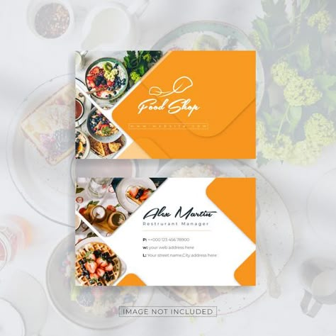 Card Name Design, Indian Restaurant Branding, Restaurant Card Design, Visiting Card Format, Visit Card Design, Business Card Psd Free, Complimentary Card, Restaurant Card, Funny Business Cards