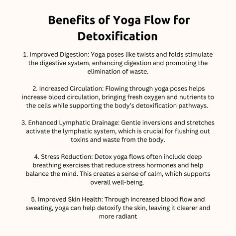 This detoxifying yoga flow combines deep twists, forward bends, and mindful breathing to stimulate digestion and flush out toxins. The sequence promotes internal cleansing, leaving you feeling refreshed and revitalized from the inside out. #DetoxYoga #YogaFlow #CleansingTwist #mindfulmovement #healthyliving #theseventhcenter Internal Cleanse, Twist Yoga, Body Detoxification, Deep Breathing Exercises, Improve Digestion, Breathing Exercises, Digestive System, Yoga Benefits, Yoga Flow