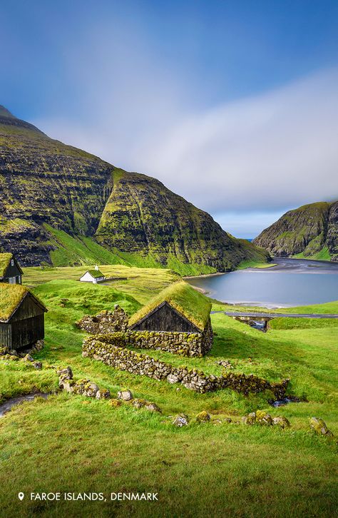 With stunning landscapes and an artistic scene that’s rich in Scandinavian cool, the remote Faroe Islands are the new Iceland. Faroe Islands Travel, Faroe Islands Denmark, Faroe Island, Alnwick Castle, Stage Photo, Destination Voyage, Faroe Islands, Aarhus, Beautiful Places In The World