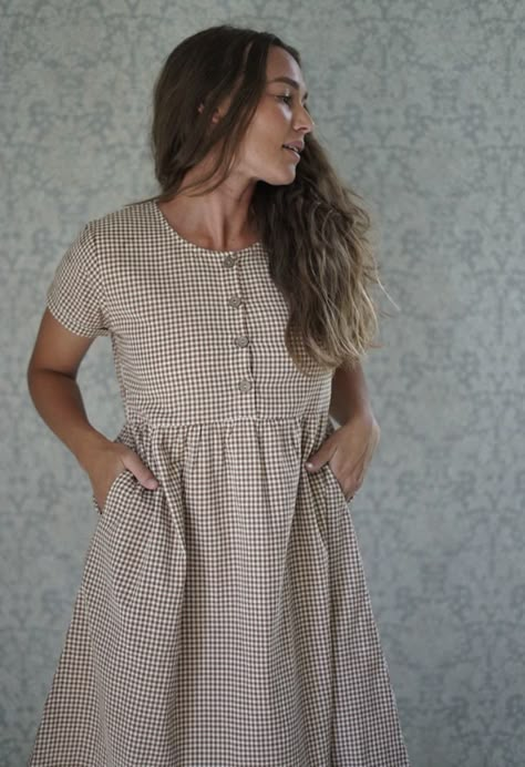 Modest Dress Patterns, Yellow Yarrow, Sewing Clothes Ideas, Meadow Dress, Magnolia Dress, Farm Dress, Parker Dress, Modest Dresses Casual, Modesty Fashion