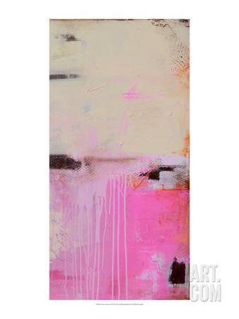 Sweet Emotion II Art Print by Erin Ashley at Art.com Ashley Art, Famous Abstract Artists, Pink Canvas Art, Pink Abstract Painting, Pink Abstract Art, Canvas Home Decor, A Level Art, Pink Abstract, Abstract Poster