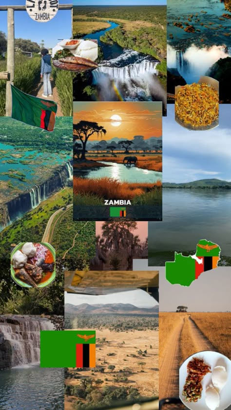 #collage #aesthetic #travel #culture #Zambia #viralpost #ZambianFood #BukaBuka #LightFoot Travel Aesthetics, Holiday Travel Destinations, Dream Trips, World Countries, Bucket List Places, Travel Inspiration Destinations, Travel Culture, Get Ready For Summer, Dream Travel Destinations