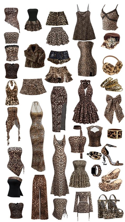 leopard🐆 #leopardprint #leopard #animalprint #outfit #outfitcheck #aesthetic #animals #dress #shirts #pants #stickers #viral #viralshuffle Animal Print Birthday Outfit, Cheetah Dress Aesthetic, Cheetah Print Black Women, Classy Cheetah Print Outfits, Leapord Print Outfit Black Women, Leopard Print Joggers Outfit, Animal Print Outfits Summer, Animal Print Theme Party Outfits, Cheetah Print Pants Outfit Black Women