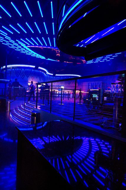 Interior Nightclub Design | LED Lighting Design | Casino Nightclub Décor | Route 66 Casino | Envy Nightlife | Flickr - Photo Sharing! Club Lighting, Design Club, Nightclub Design, Blue Lights, Led Light Design, New Retro Wave, Casino Night Party, Casino Night, Casino Theme