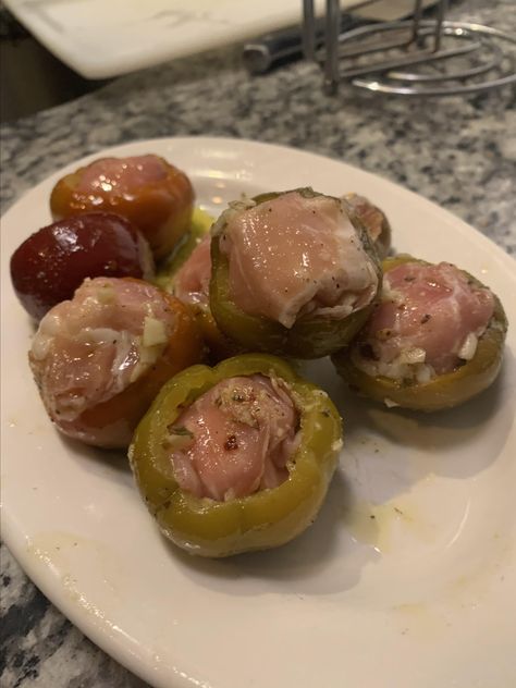 Stuffed Cherry Peppers, Cherry Pepper Recipes, Pepper Poppers, Cherry Peppers, Shooter Recipes, Brunch Sides, Bbq Sausage, Pepper Recipes, Food Wishes