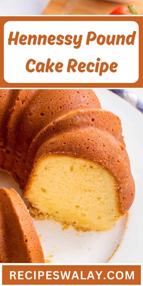 Indulge in the luxurious richness of a Hennessy Pound Cake Recipe, a dessert that elegantly combines the classic comfort of pound cake with #Hennessy #PoundCake #Recipe Box Pound Cake Recipes Moist, Rum Pound Cake Recipes, Orange Velvet Pound Cake, Sprite Pound Cake Recipe, Hennessy Pound Cake Recipe, Crunchy Top Pound Cake Recipe, Butter Pecan Pound Cake Recipe, Butter Pecan Pound Cake, Hennessy Cake