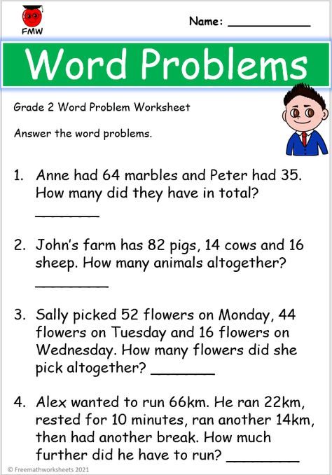 Grade 2 word problems 2 Class Maths Worksheet, 2nd Grade Math Worksheets Free Printable Word Problems, 2nd Grade Math Word Problems Worksheets, Addition Word Problems 2nd Grade, Addition Word Problems Grade 1, Word Problems Second Grade, Word Problems Grade 2, Word Problems For 2nd Grade, Word Problems 3rd Grade