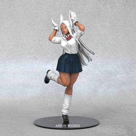 Mirko Figure Mha, Arte Aries, Figure Anime, 캐릭터 드로잉, Wallpaper Animes, Anime Figurines, Anime Merch, Anime Merchandise, Figure Poses