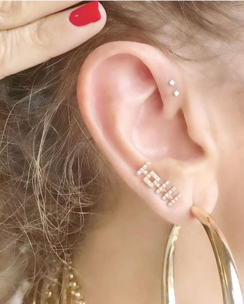 Body Electric Tattoo, Keith Thompson, Constellation Piercings, Brian Keith, Helix, Body Art, Ear Cuff, Piercings, Diamond Earrings