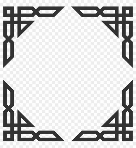 Islamic Frame Png, Islamic Ornament Design, Islamic Patterns Vector, Ornament Islamic Art, Islamic Frame Design, Islamic Pattern Design, Carry Bag Design, Celtic Corners, Islamic Garden