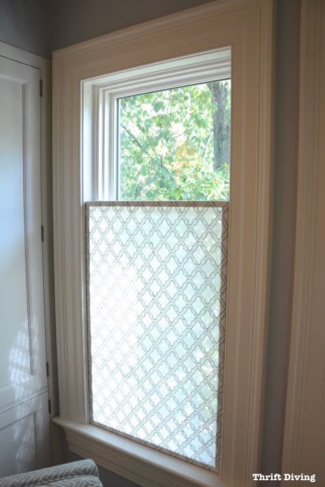 DC Design House Privacy Screen for bathroom window Window Privacy Screen, Cheap Window Treatments, Bathroom Window Coverings, Bathroom Window Privacy, Makeover Kamar Mandi, Cheap Windows, Bathroom Window Treatments, Bathroom Window Curtains, Balcony Privacy