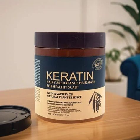 Keratin Hair Mask, Restore Hair Health, Hair Hydration, Shiny Healthy Hair, Hair Strands, Hair Masks, Keratin Hair, Healthier Hair, Coarse Hair