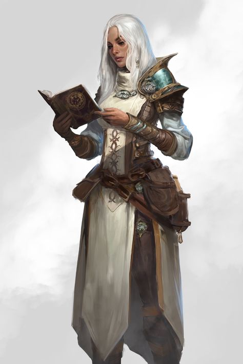 Dnd 5e Cleric Character Art, Cleric Of Ilmater, Fantasy Healer Art, Female Cleric Art, Dnd Character Design Cleric, Female Cleric Dnd, Dnd Cleric Female Characters, Dnd Cleric Art, Cleric Dnd Art