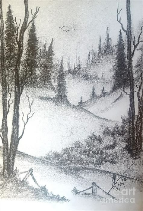 Winter Wonderland Drawing, Wonderland Drawing Ideas, Outdoor Drawings, Nature Sketches Pencil, Wonderland Drawing, Winter Drawing Ideas, Drawing Ideas Simple, Nature Sketches, Winter Drawing