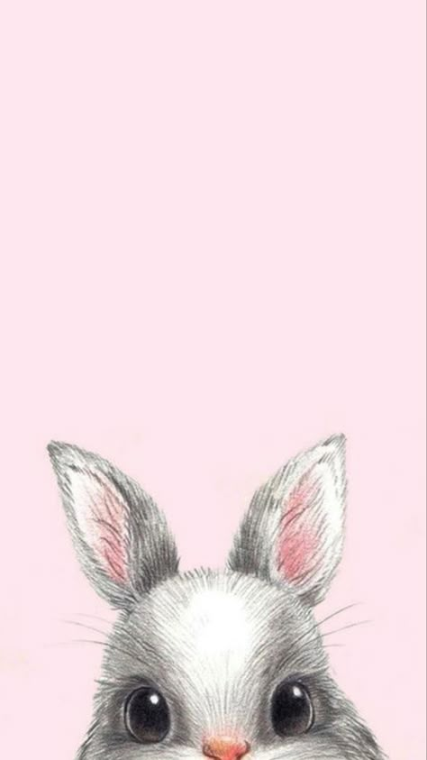 Bunny Iphone Wallpaper, Rabbit Background, Wallpaper Bunny, Bunny Background, Wallpaper Easter, Happy Easter Wallpaper, Rabbit Wallpaper, Baby Animal Drawings, Iphone Wallpaper Video