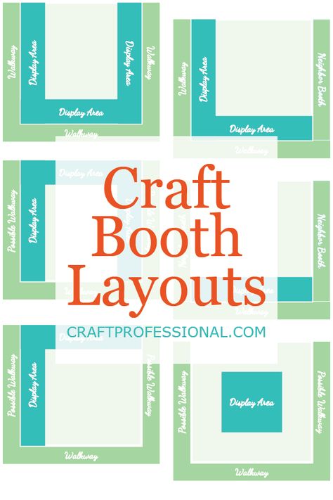 Check out these popular craft booth layouts, examine the pros and cons of each, and decide which is best for your needs. 8x8 Vendor Booth Layout, Craft Show Booth Display Ideas Layout, Vendor Booth Layout, Pop Up Booth Display Ideas, Booth Layout, Craft Show Table, Craft Booth Design, Art Fair Display, Craft Fair Vendor