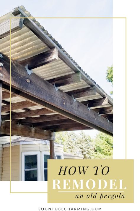 Adding Roof To Pergola, Cover Pergola Ideas, Enclosing A Pergola, Pergola Covering Ideas, Covering Pergola Roof, Deck Roofing Ideas Covered Pergola, Metal Roof On Pergola, Metal Roof Pergola, Tin Covered Pergola