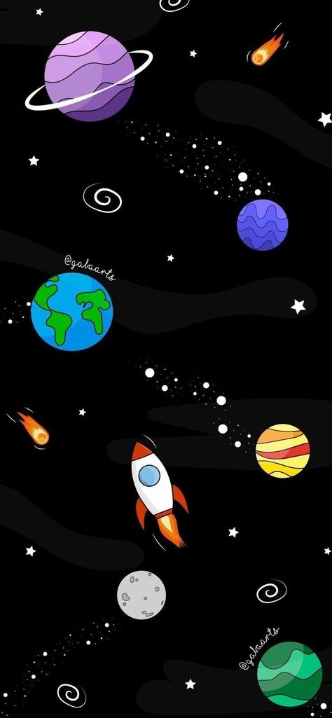 Wallpaper Of Galaxy, Nasa Phone Wallpaper, Nerdy Iphone Wallpaper, Space Wallpaper Cute, Space Cartoon Wallpaper, The Best Wallpaper For Iphone, Cute Space Wallpapers, Good Wallpapers Iphone, Iphone Cool Wallpaper