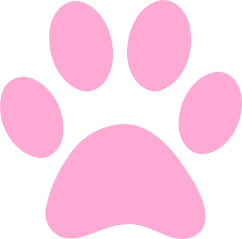 Pink Paw Print clip art - vector clip art online, royalty free ... Paw Print Clip Art, Paw Stencil, Paw Print Image, Paw Background, Pink Paw Print, Dog Clip Art, Pink Paws, Puppy Art, Paw Patrol Birthday Party