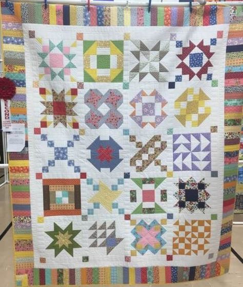 Quilt Along With us! Let’s Make a Sampler! Walk About Quilt Pattern, Walk About Quilt, Sewing Napkins, Quilt Border Ideas, Patterns For Quilts, Nancy Notions, Quilting 101, Quilt Block Patterns Free, Border Ideas