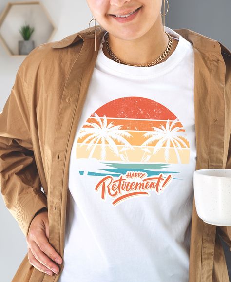 Shirt Retirement Gift | Gift for Retired Parents Shirt Sunset Beach Vacation Tshirt Retirement Party T-shirt Gift For Grandpa Grandma Vacation Tshirt, Vacation Tshirts, Gift For Grandpa, Les Couples, Retirement Parties, Retirement Gift, Mom And Grandma, Retirement Party, Vacation Shirts