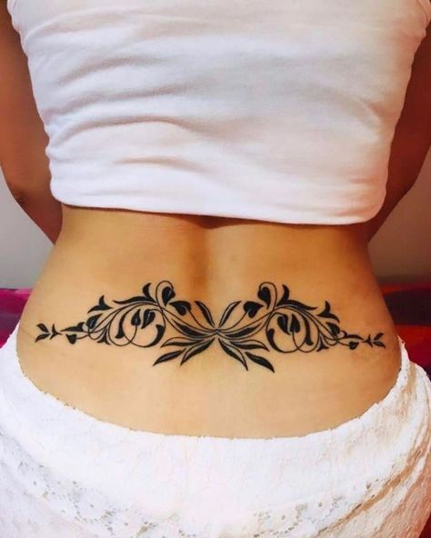 Lower Belly Tattoos For Women, 30 Tattoo Ideas, Tattoos For Women Butterfly, Belly Tattoos For Women, Full Body Henna, Lower Belly Tattoos, Back Henna, Small Belly, Lower Back Tattoo Designs