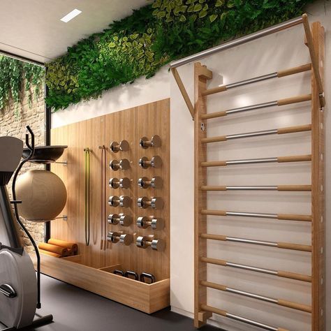 Deco Spa, Home Gym Inspiration, Dream Home Gym, Gym Design Interior, Wellness Room, Workout Room Home, Mini Gym, Diy Home Gym, Basement Gym