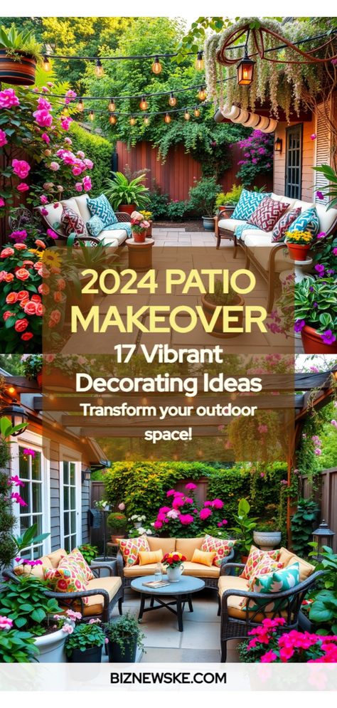 outdoor patio decorating ideas Colorado Patio Ideas, Cute Deck Decorating Ideas, Backyard Patio Plant Ideas, Full Sun Patio Ideas, Plants For Patios Outdoor Spaces, Small Outdoor Patio Design, Rental Backyard Ideas, Easy Outdoor Patio Ideas, Unique Patio Ideas