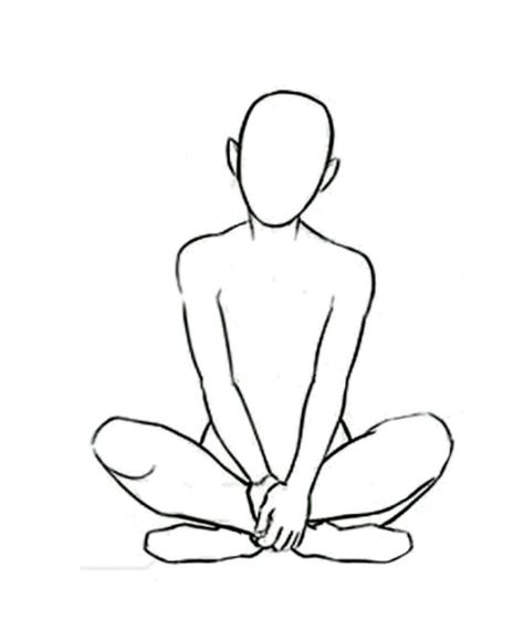 Sitting Criss Cross Poses Kneeling, Drawing Refs, Body Poses, Drawing Stuff, Pose References, Drawing Reference Poses, Drawing Poses, Reference Poses, Art Tips