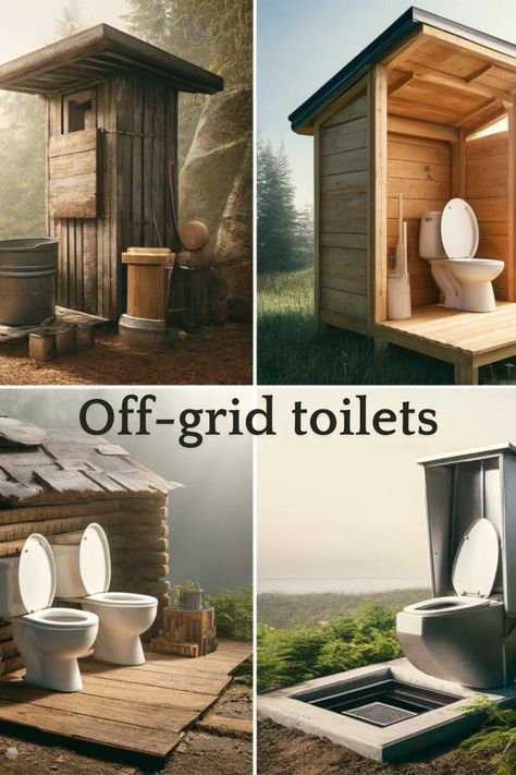 Discover the best off-grid toilets for an eco-conscious lifestyle. Perfect for tiny homes, cabins, and outdoor adventures! Tap to explore features, benefits, and why each makes a great eco-choice on our blog. 🌱💧 #SustainableLiving #EcoFriendlyHome #OffGridLiving Tiny Home Homestead, Off Grid Cabin Kitchen, Offgrid Home Cabin, Off Grid Mansion, Off The Grid Bath House, Off Grid Toilet, Off Grid Living Aesthetic, Off Grid Cabin Interior, Small Off Grid Cabin