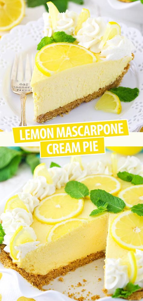 Italian Lemon Marscapone Tart, Orange Mascarpone Cream, Lemon Cream Tart Recipe, Lemon Mascarpone Cheesecake, Lemon Marscapone Recipes, Marscapone Recipes Savoury, Recipes With Marscapone Cheese Dinners, Recipes With Marscapone Cheese Desserts, Creme Fresh Recipe