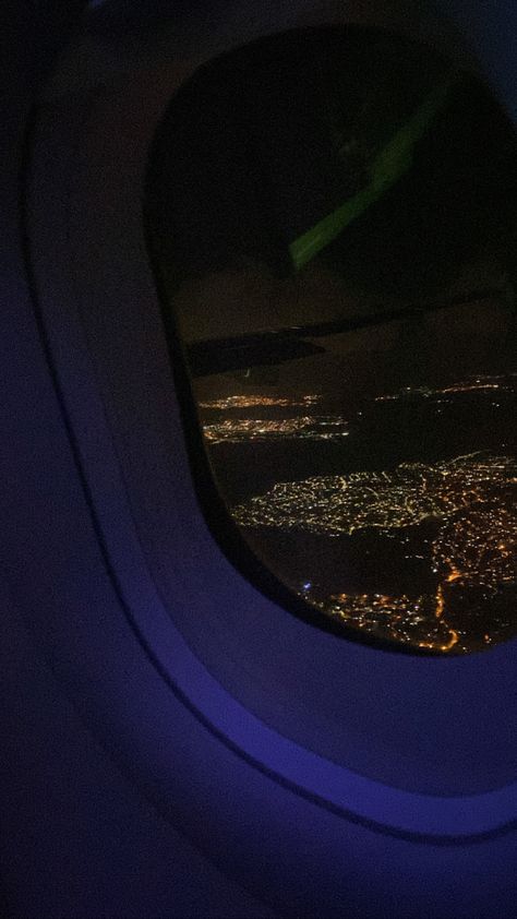 Plane Window Aesthetic Night, Flight Window Pics Night, Bangalore Airport Night, Night Flight Window, Flight Night View, Flight Window Pics, Window View Night, Plane Pics, Night Window