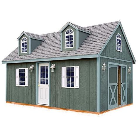 Arlington Wood Storage Shed Kit Wood Shed Kits, Wood Storage Shed, Storage Shed Kits, Shed Floor, Wood Storage Sheds, Shed To Tiny House, Loft Storage, Best Barns, Garden Storage Shed