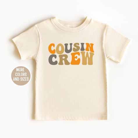 Cousin Crew Shirts for Kids, Cousin Crew Shirts, Big Cousin Shirt, Matching Cousin Crew Shirts, New to the Cousin Crew, Cousin Announcement Cousin Announcement, Big Cousin Shirt, Cousin Crew Shirts, Cousin Crew, Family Reunions, Fun Size, Shirt Detail, Toddler Tees, Crew Shirt