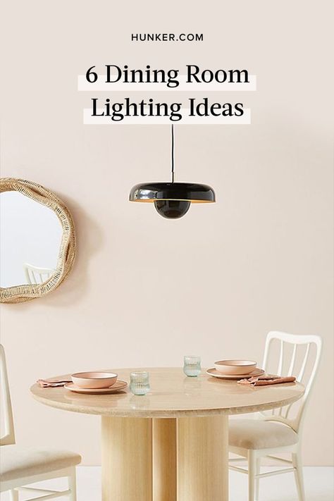 Nothing dials up the drama in a dining room quite like a great statement light fixture, but choosing one can be a stressful undertaking. Since it's bound to be the focal point of your space, there's a lot riding on the decision. #hunkerhome #diningroom #lighting #diningroomlighting #lightingideas Light Fixtures For Low Ceilings, Dining Room Lighting Ideas, Statement Light Fixture, Room Lighting Ideas, Dinner Room, Friends Together, White Dining Room, Rectangle Chandelier, Dinner Guests