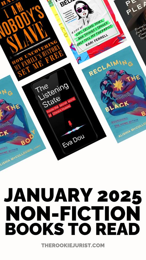 January 2025 is bringing an incredible selection of non-fiction books that you won’t want to miss! With topics ranging from self-improvement and history to fascinating deep dives into the world around us, these 15 books are perfect for curious minds and avid readers alike. Check out this thought-provoking list! #nonfiction #newbookreleases #nonfictionbooks 💫 Top Non Fiction Books Reading Lists, Nonfiction Book Recommendations, Best Non Fiction Books For Women, Non Fiction Books Worth Reading, Best Non Fiction Books, Book List Must Read, Fiction Books To Read, Fiction Books Worth Reading, Feed Your Mind