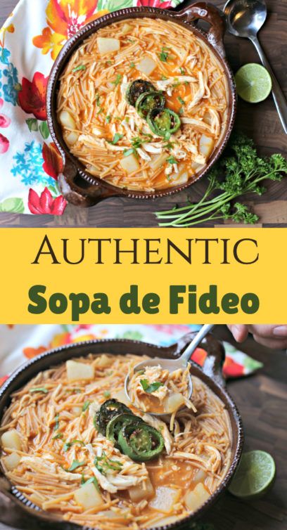 Comfort Mexican Food, Authentic Fideo Recipe Mexican, Fideo Recipe Mexican With Chicken, Authentic Mexican Soup, Chicken Fideo Recipe Mexican, Sopas Mexican, Chicken Fideo Recipe, Childhood Dinners, Fideo Soup Recipe