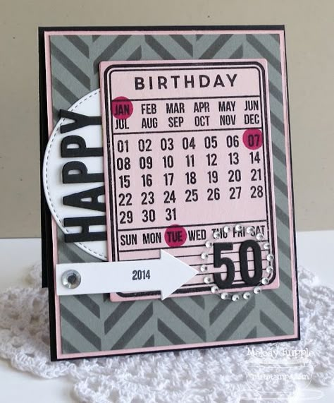 Journal It - Pocket Calendar, Birthday Sentiments, Stitched Circle STAX Die-namics, Insert It - 3x4 Insert Die-namics, Accent It - Celebrate Die-namics, Lead the Way Die-namics,Little Numbers Die-namics, On the Diagonal Stencil - Melody Rupple #mftstamps #birthday December Countdown, 40th Birthday Quotes, Creative Birthday Cards, Birthday Card Drawing, Birthday Card Craft, Pocket Calendar, Birthday Sentiments, 50th Birthday Cards, Mft Cards