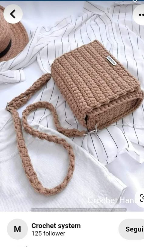 Crochet Handbag Patterns Free, Free Crochet Bag, Confection Au Crochet, Womens Crochet Patterns, Crochet Bag Pattern Free, Crochet Pouch, Bag Pattern Free, Crochet Clutch, Crochet Simple