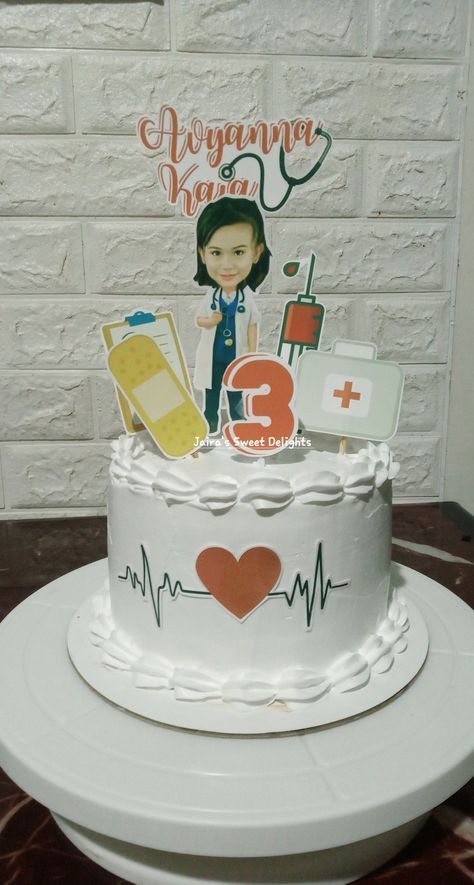 Thank you Jaira's Sweet Delights Nurse Theme Cake, Doctor Theme Cake, Doctor Birthday Party, Doctor Birthday, Doctor Cake, Medical Theme, Cool Cake Designs, Classy Quotes, Sweet Delights