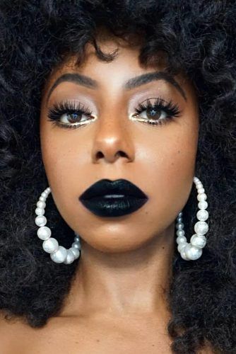 Black Lipstick Outfit, Gothic Lipstick, Dark Lipstick Makeup, Black Lips Makeup, Black Lipstick Look, Black Lipstick Makeup, Lipstick Step By Step, Lipstick For Beginners, Lipstick Looks