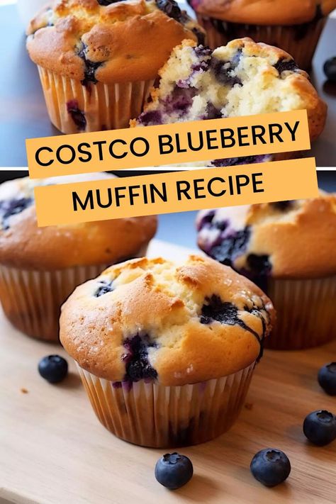 Costco Blueberry Muffin Recipe – Hungarian Chef Copycat Krusteaz Blueberry Muffins, Best Blueberry Muffins Ever, Costco Blueberry Muffin Recipe Copycat, Bakery Blueberry Muffin Recipe, Costco Muffins Recipe Cake Mixes, Copycat Sams Club Muffins, Costco Blueberry Muffins Copycat, Costco Copycat Muffins, Costco Muffins Copycat