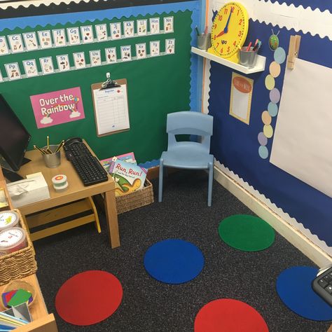 Role play - school Pretend Teacher Play Area, School Themed Dramatic Play, Classroom Role Play Areas, School Roleplay Ideas, School Role Play Area Eyfs, Pretend School Play Area, Dramatic Play School Theme, Teacher Role Play, Teacher Roleplay