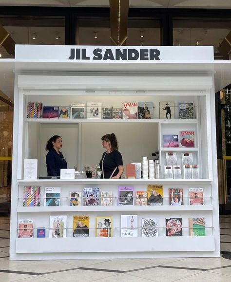 Kiosk Concept, Kiosk Branding, Jill Sander, Selfridges London, Fashion Showroom, 1st October, Brand Pop, Kiosk Design, Street Marketing