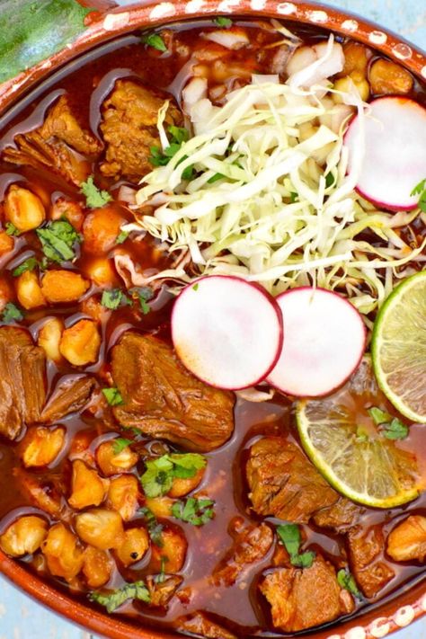 Pozole Recipe Pork, Mexican Pork Stew, Pozole Rojo Recipe, Pork Posole, Posole Recipe, Pozole Recipe, Mexican Stew, Mexican Pork, Authentic Mexican Recipes