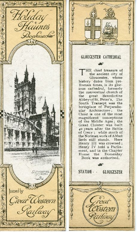 Great Western Railways - Gloucester Cathedral Aesthetic Bookmarks Printable Vintage, Vintage Bookmarks Printable, Bookmark Print, Printable Bookmarks Aesthetic, Printable Bookmarks, Bookmark Printable, Vintage Bookmarks, Bookmark Printing, Bookmarks For Books