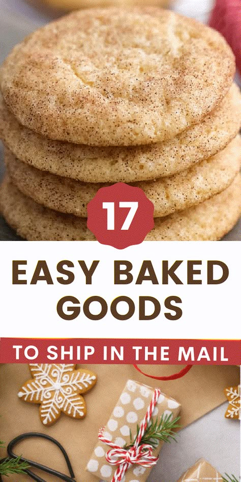 Ready to ship food to your loved ones? These are the best baked goods to mail! From cakes to cookies, these foods are perfect to ship! Non Refrigerated Baked Goods, Long Lasting Baked Goods, Best Baked Goods To Mail, Desserts To Ship Care Packages, Best Cookies To Mail Care Packages, Easy To Ship Baked Goods, Cookies That Mail Well, Mailing Baked Goods Care Packages, Baked Goods Care Package