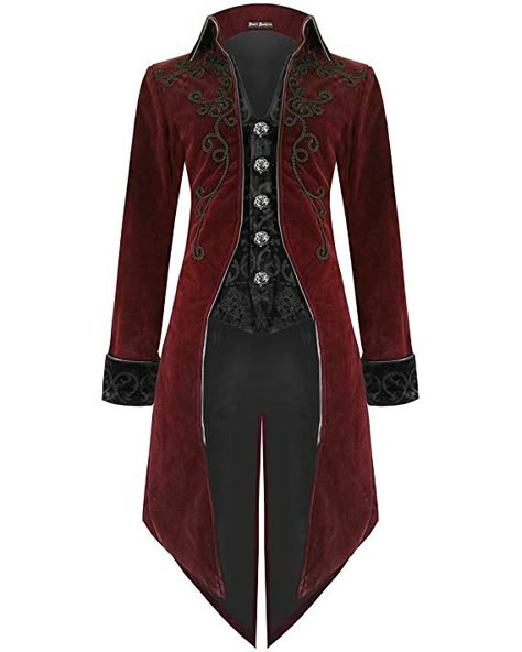 Knee Length Jacket, Steampunk Clothing, Gothic Steampunk, Gothic Outfits, Steampunk Fashion, Fantasy Clothing, Train Hard, Steam Punk, Fashion Mode