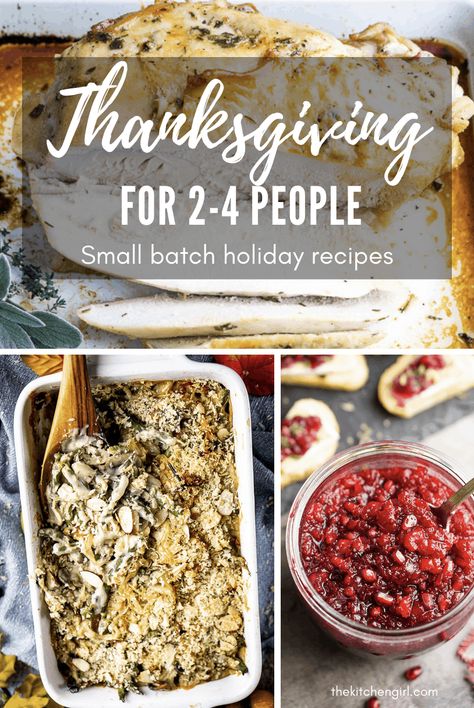 Thanksgiving For 2 People, Thanksgiving For 4 People, Thanksgiving Dinner For 4 People, Easy Thanksgiving Dinner Recipes, Thanksgiving Dinner For 2, Thanksgiving For 2, Small Thanksgiving Dinner, Recipes For Two People, Thanksgiving For Two