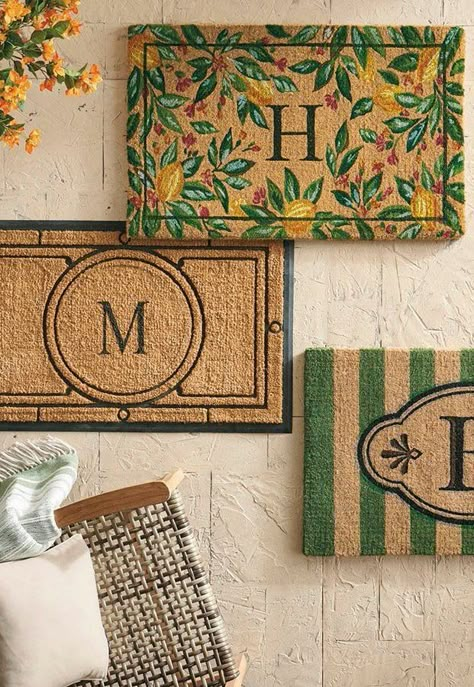 Shop Door Mats & Welcomes Mats from Frontgate. Monogrammed Front Door Mat, Front Door Inside Mat, Entry Mat Outdoor, Large Door Mat, Front Door Mats Doormats Entrance, Outdoor Mats Front Porches, Front Door Rugs Outdoor, Door Mats Ideas, Doormats Ideas